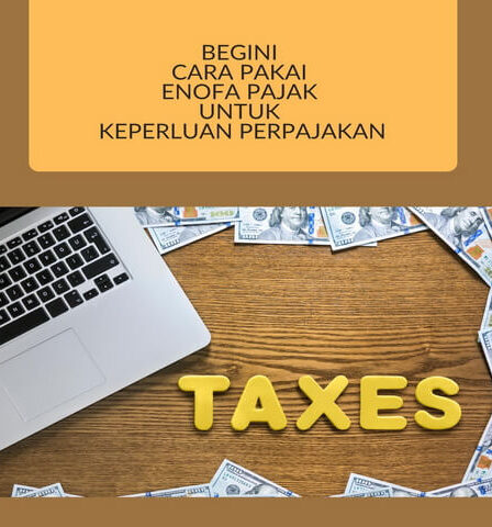 Begini Cara Pakai eNofa Pajak untuk Keperluan Perpajakan