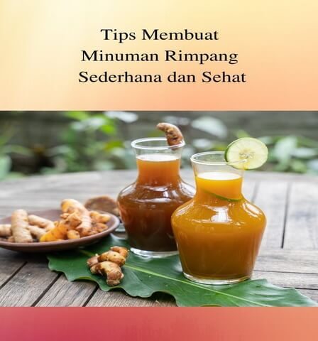 Tips Membuat Minuman Rimpang Sederhana dan Sehat
