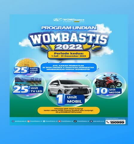 Program Undian Berhadiah WOMBASTIS di Sabtu Seru WOM Finance