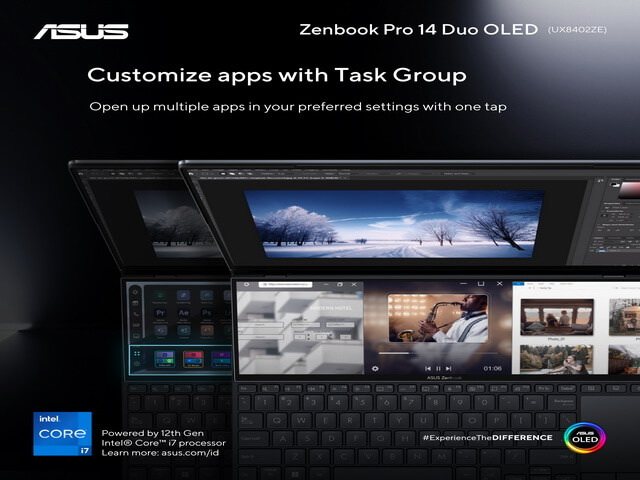 Harga ASUS Zenboook Pro 14 Duo OLED