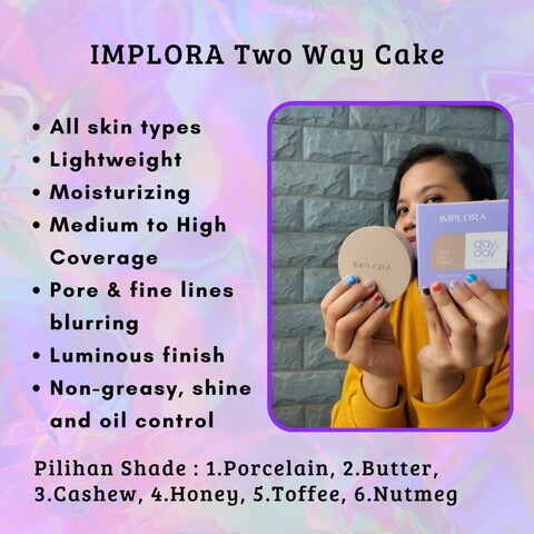 implora day to day series two way cake
