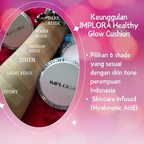 Shades Cushion IMPLORA Makeup Natural yang Effortless