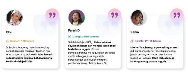Ruangguru tempat belajar Bahasa Inggris