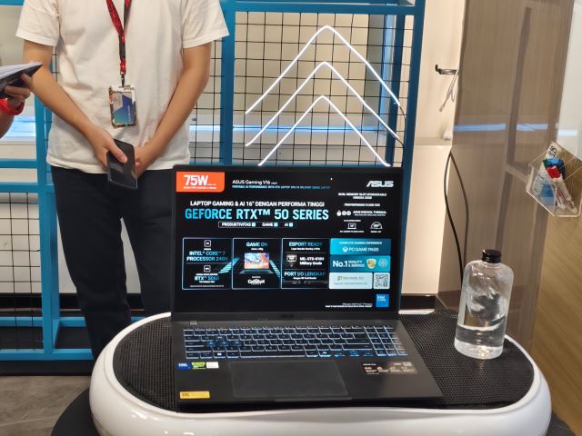 uji ketahanan laptop ASUS